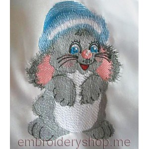 Little hare Machine Embroidery Designs size 105*150mm