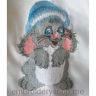 Little hare Machine Embroidery Designs size 105*150mm