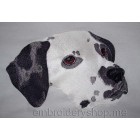 Dog Dalmatian Machine Embroidery Designs size 262*178mm