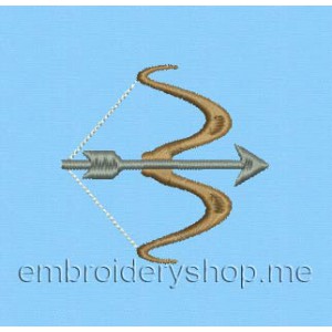 Sagittarius Machine Embroidery Designs size 62*61mm