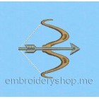 Sagittarius Machine Embroidery Designs size 62*61mm