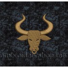 Taurus Machine Embroidery Designs size 56*61mm