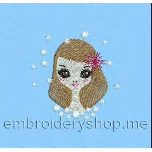 Virgo Machine Embroidery Designs size 59*61mm