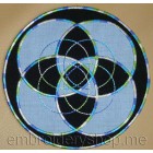 Placemat applique Machine Embroidery Designs size 130*130mm