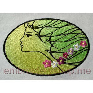Swallow Machine Embroidery Designs size 185*136mm
