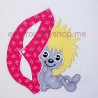 Applique Hedgehog Machine Embroidery Designs size 199*226mm