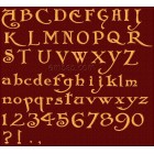Arlekino M english font 25 mm