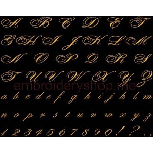 English font 50 mm (f0002_50)