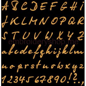 English font 20 mm (f0003_20)