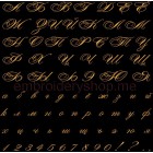  Font cyrillic Machine Embroidery 50mm