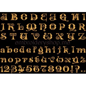 English font 30 mm (f0010_30)