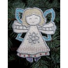 Lace Angel on the Tree Christmas  Machine Embroidery Designs Size 107*141mm
