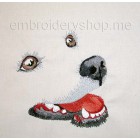 Angel dog Machine Embroidery Designs size 172*182mm