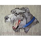 Dog  Terrier Machine Embroidery Designs size 146*115mm