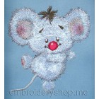 Mousy Machine Embroidery Designs size 122*127mm
