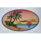 Landscape Machine Embroidery Designs size 199*115mm
