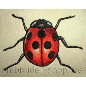 Ladybird Machine Embroidery Designs size 138*110mm