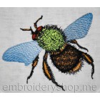 Bumblebee Machine Embroidery Designs size 116*98mm