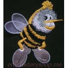 Bee Machine Embroidery Designs size 73*101mm