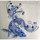 Fish Machine Embroidery Designs size 180*181mm