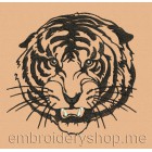 Tiger Machine Embroidery Designs size 137*135mm