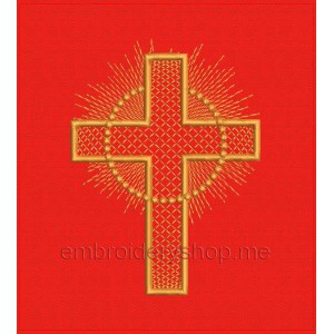 Cross Machine Embroidery Designs size 105*146mm