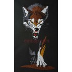 Wolf medium Machine Embroidery Designs size 132*250mm