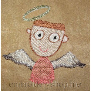 Angel for children Machine Embroidery Designs 