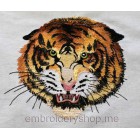 Tiger Machine Embroidery Designs size 177*177mm