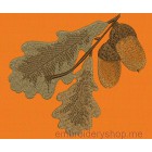 Acorns Machine Embroidery Designs size 153*136mm