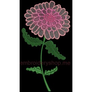 Flower Machine Embroidery Designs Size 105*200mm
