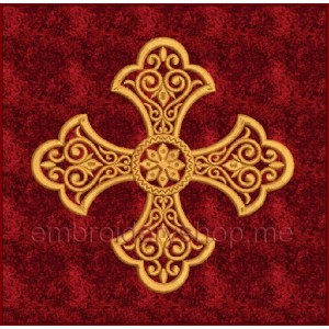 Cross Machine Embroidery Designs size 171*171mm