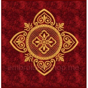 Asterisk Machine Embroidery Designs size 166*166mm