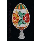 Easter painted Egg Machine Embroidery Designs size 96*189mm