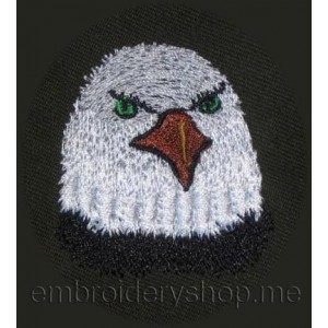Eagle Machine Embroidery Designs size 45*50mm