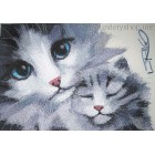 Mummy Kitten Machine Embroidery Designs size 293*200mm