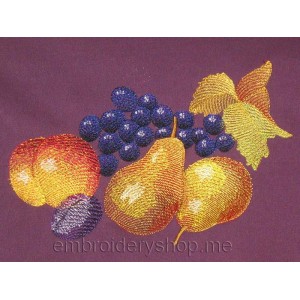 Fruit Machine Embroidery Designs size 227*149mm