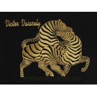 Zebras Machine Embroidery Designs size 209*148mm