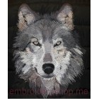 Machine embroidery design Wolf wlf0006