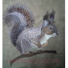 Squirrel Machine Embroidery Designs size 140*164mm