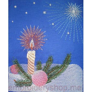 Candle Machine Embroidery Designs size 131*174mm