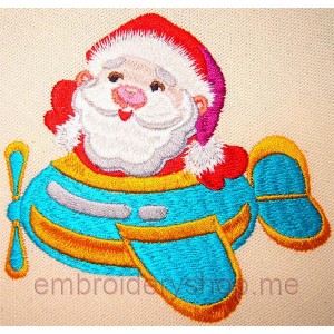 Santa Machine Embroidery Designs size 115*110mm