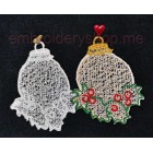 Lace Spheres Machine Embroidery Designs size 68*82mm