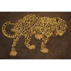 Leopard Machine Embroidery Designs size 218*140mm