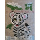 Tiger cub Machine Embroidery Designs size 126*176mm