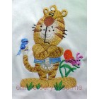 Tiger Machine Embroidery Designs size 137*183mm