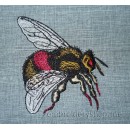 Bumblebee Machine Embroidery Designs size 84*97mm