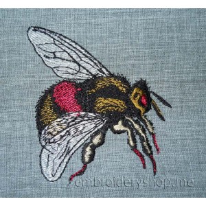 Bumblebee Machine Embroidery Designs size 84*97mm