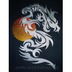 Dragon Machine Embroidery Designs size 179*251mm