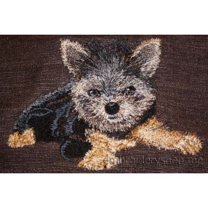 Dog Yorkshire Terrier Machine Embroidery Designs size 183*137mm